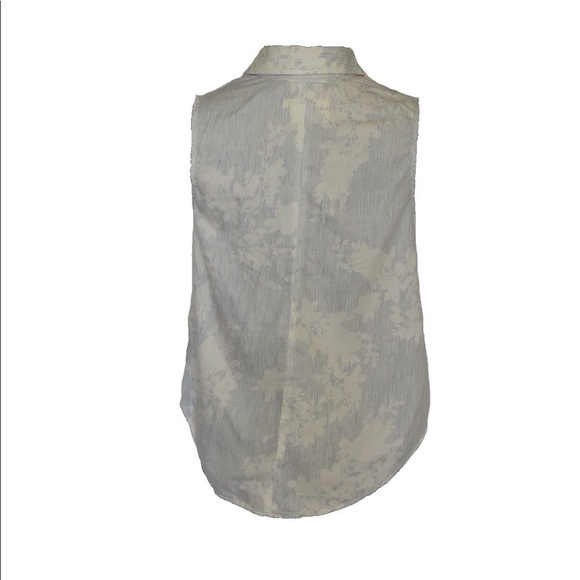 Rag & Bone Blue and White Stripe and Floral Button Up, Size S 🗣LAST CHANCE🗣 - Picture 3 of 6